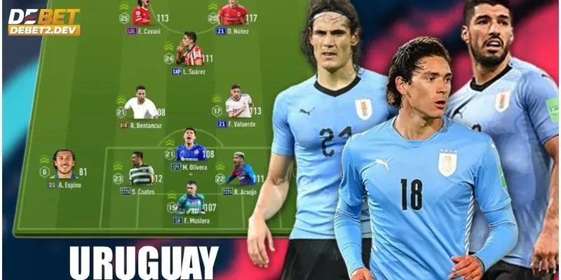 Thành tích và sự trở lại ấn tượng của đội tuyển Uruguay