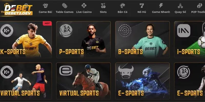 Giới thiệu sảnh thể thao Debet chất lượng và đặc sắc