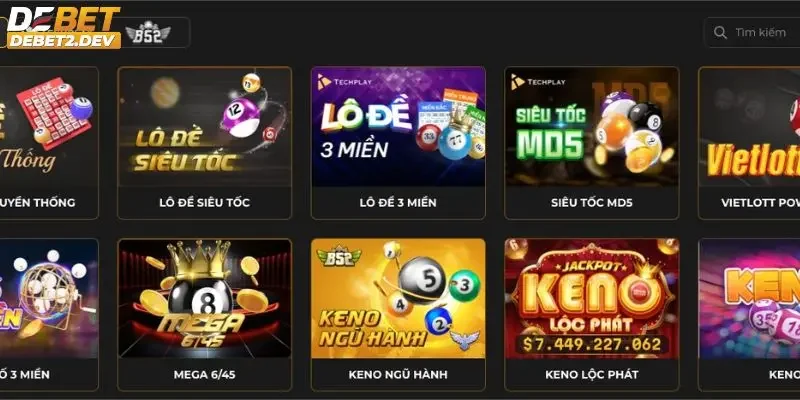 Top những siêu phẩm xổ số Debet đỉnh cao nhất hiện nay